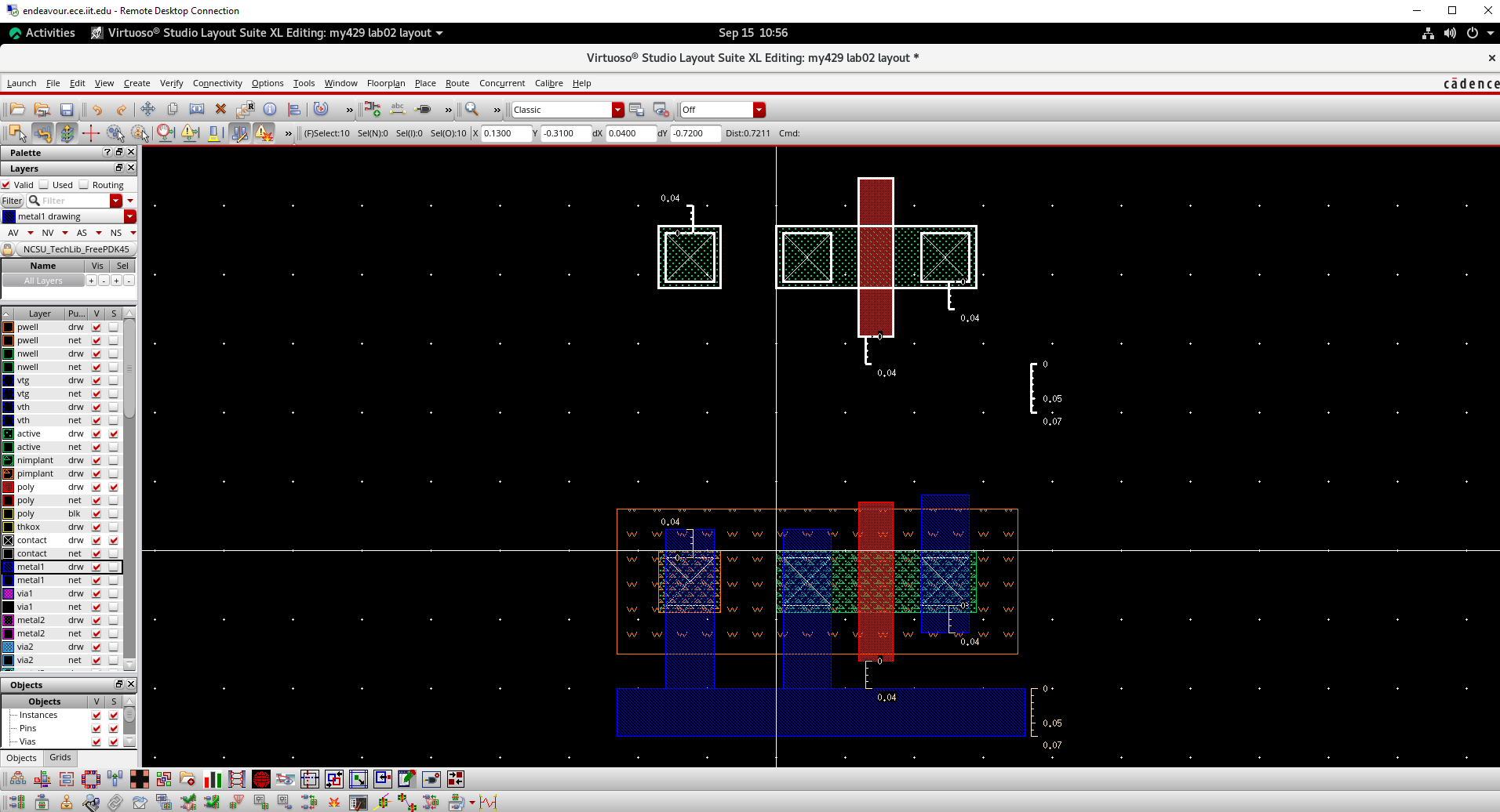 PMOS copy template